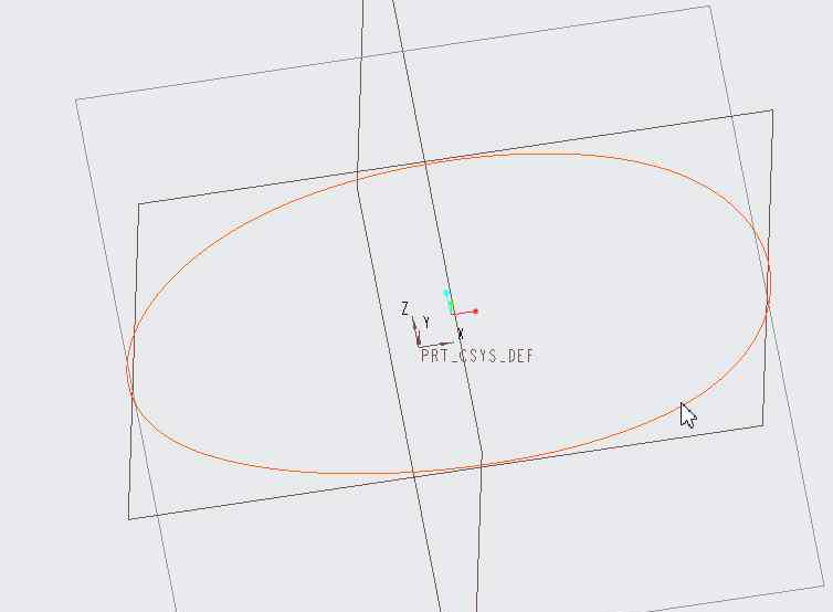 导出creo-proe曲线的点集坐标示例曲线